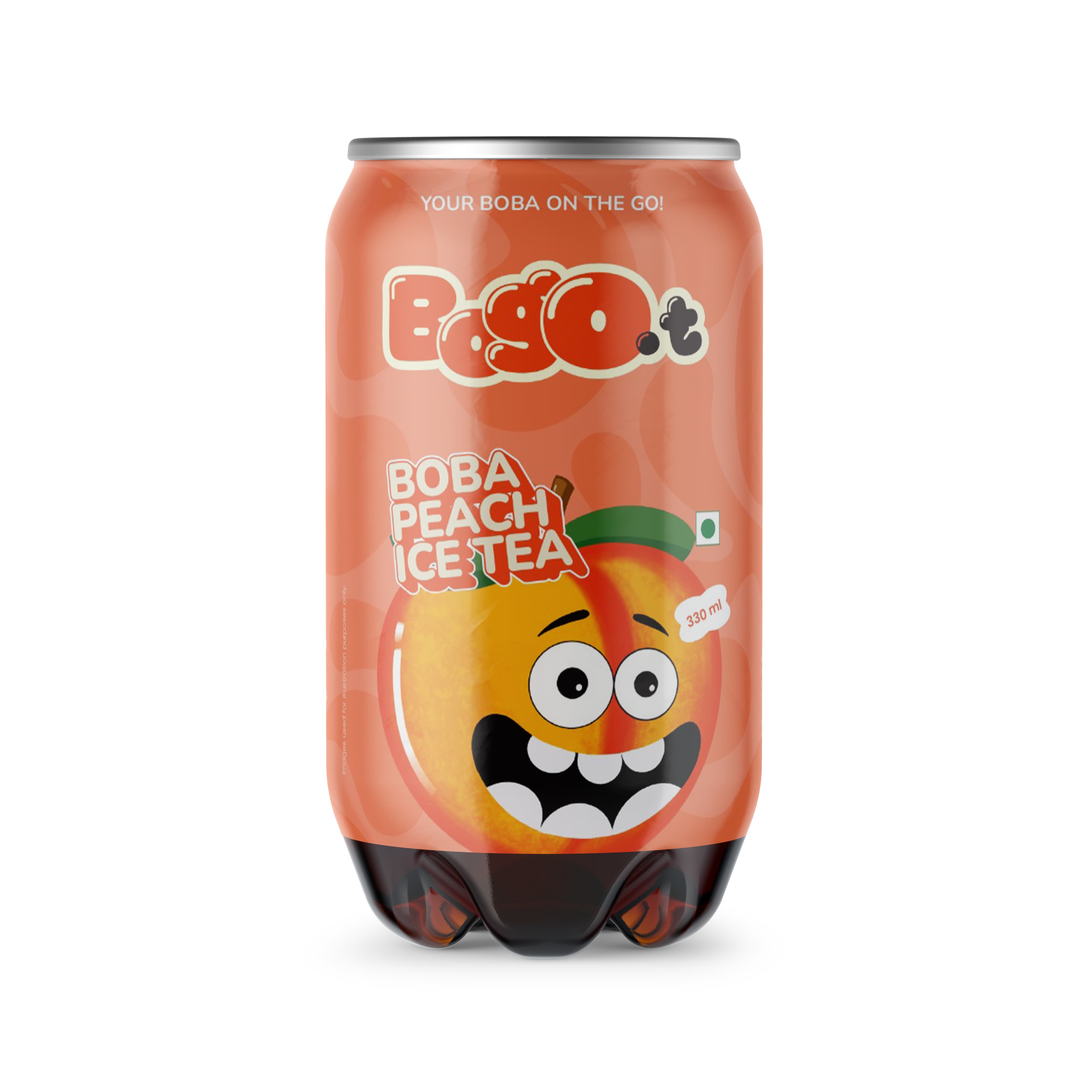 Boba Ice Tea - Peach